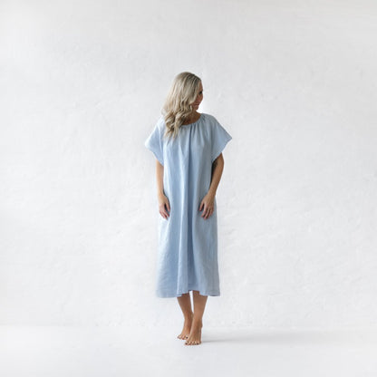 Breeze Linen Dress | Blue