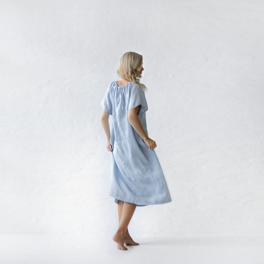 Breeze Linen Dress | Blue