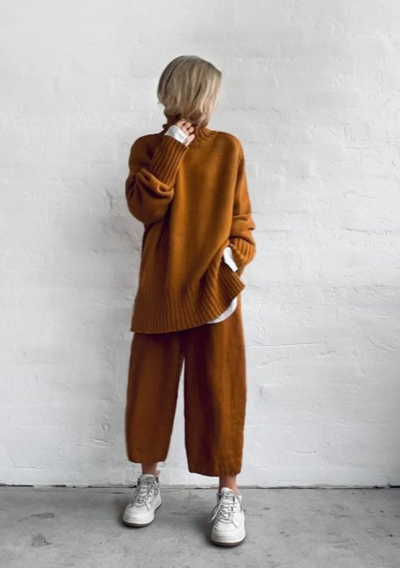 Uma Linen Pants | Mustard