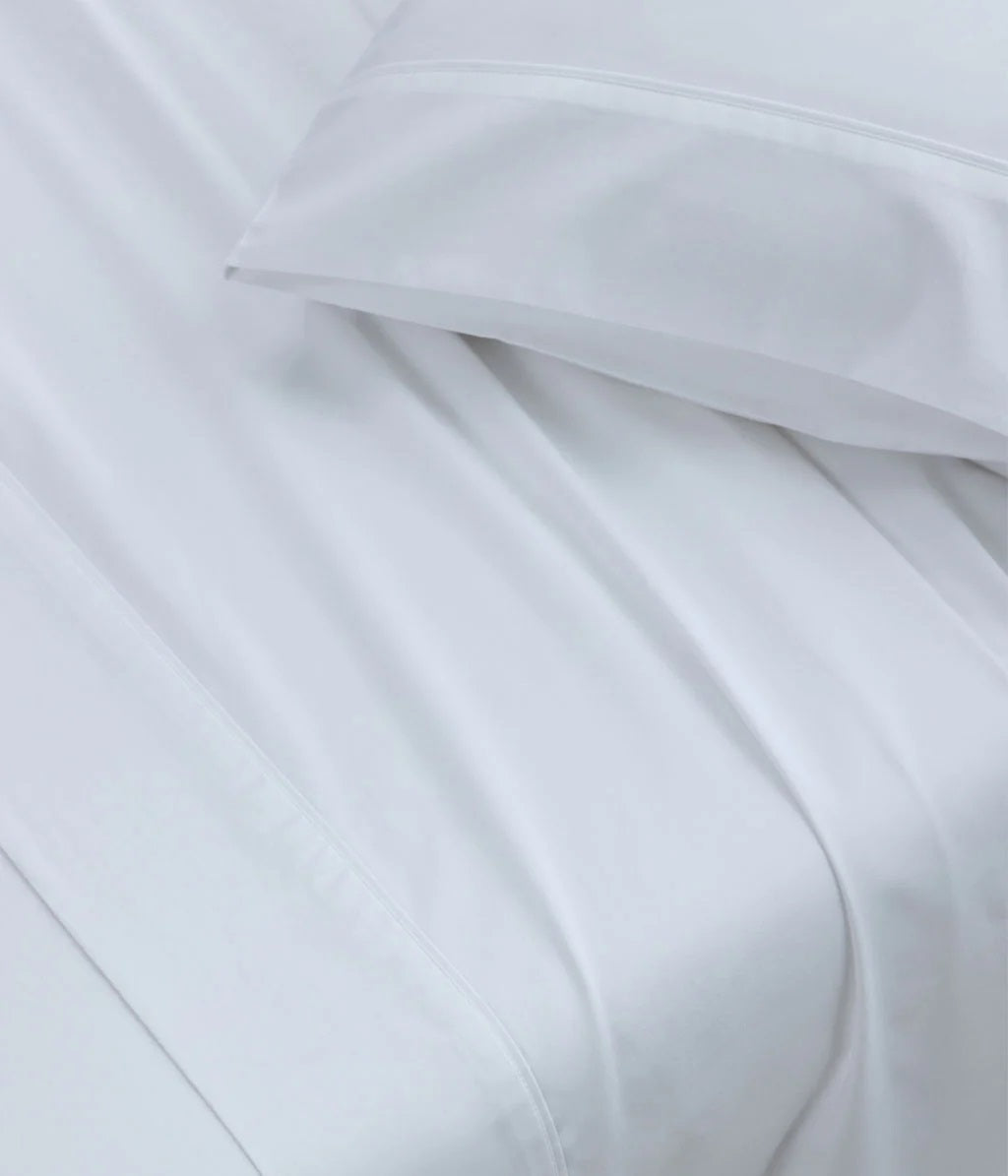 LUXURY Sateen 500TC Sheet Set | Pure White