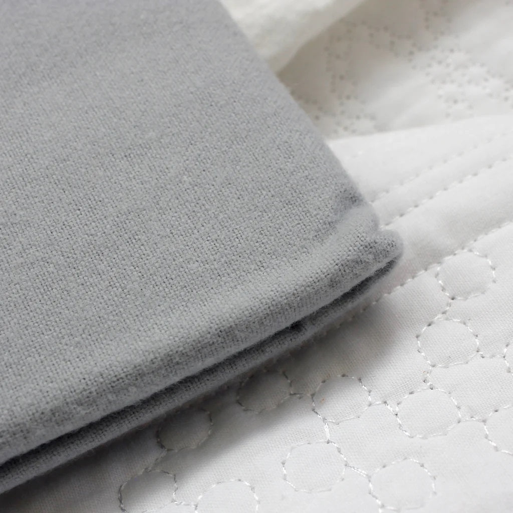 Luxe Flannelette Fitted Sheet | Mist