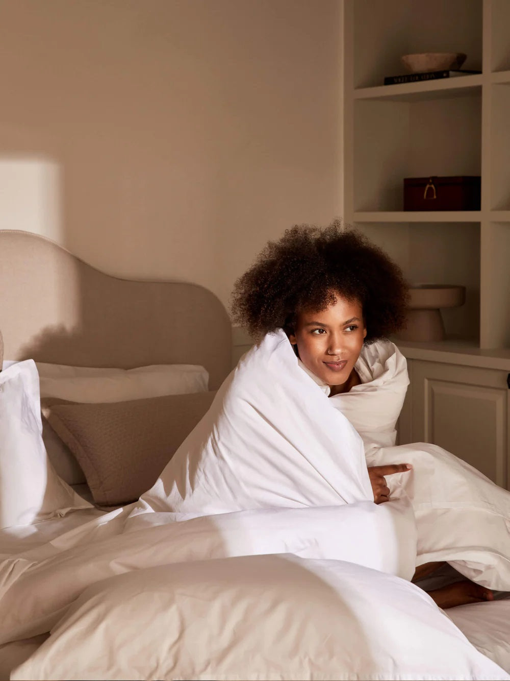 Studio Cotton Fitted Sheet | White