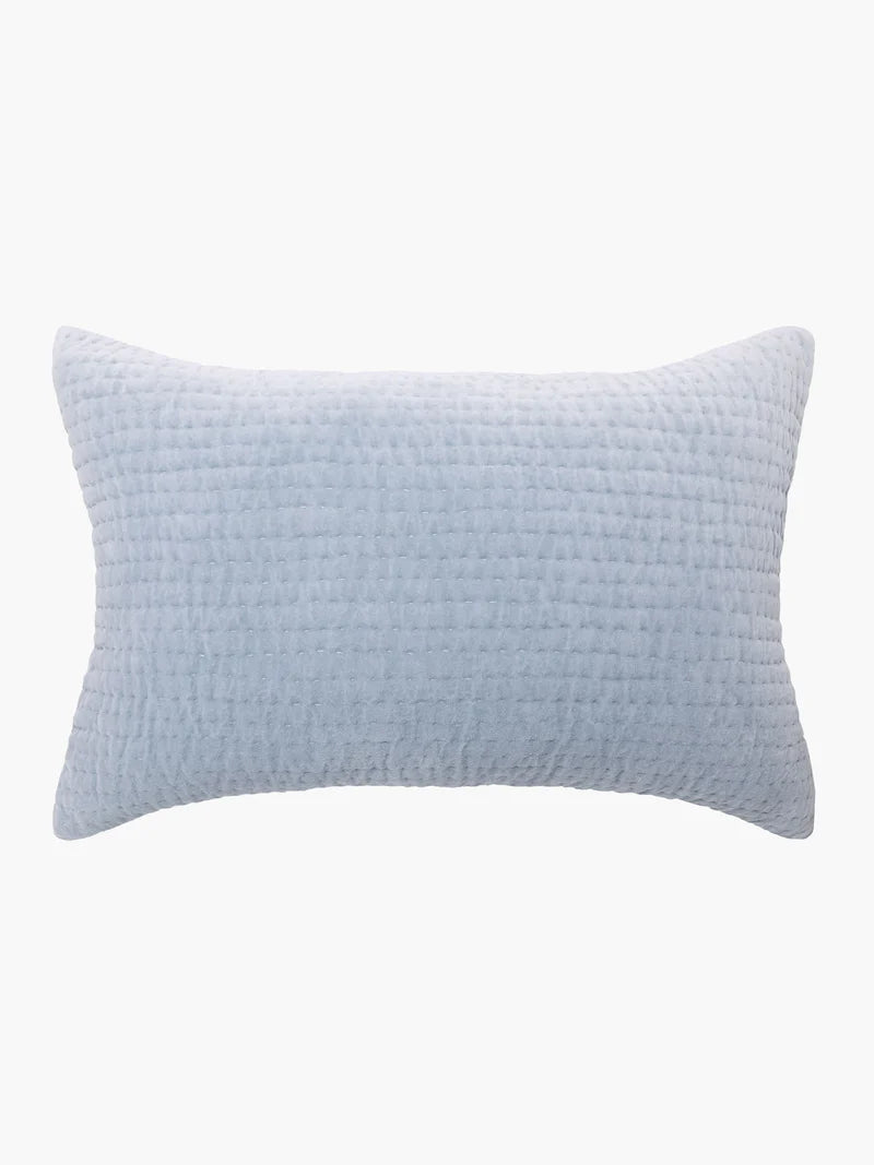 Velvet Pillowcases | Sky
