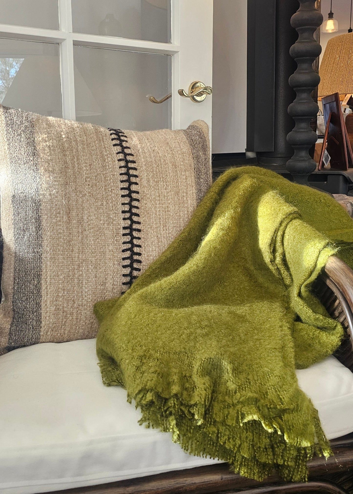 Cocoon Throw | Olive Green