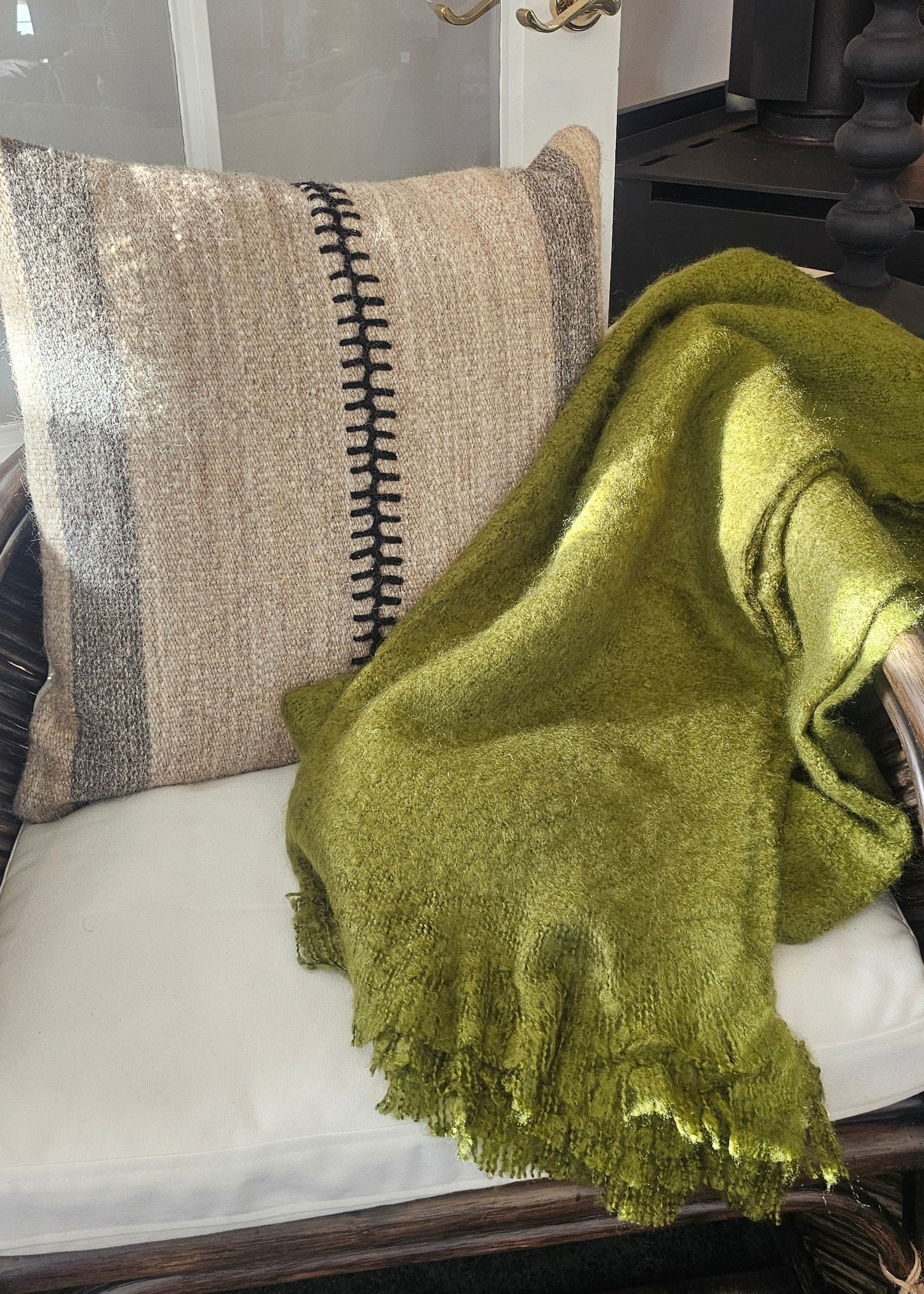 Cocoon Throw | Olive Green