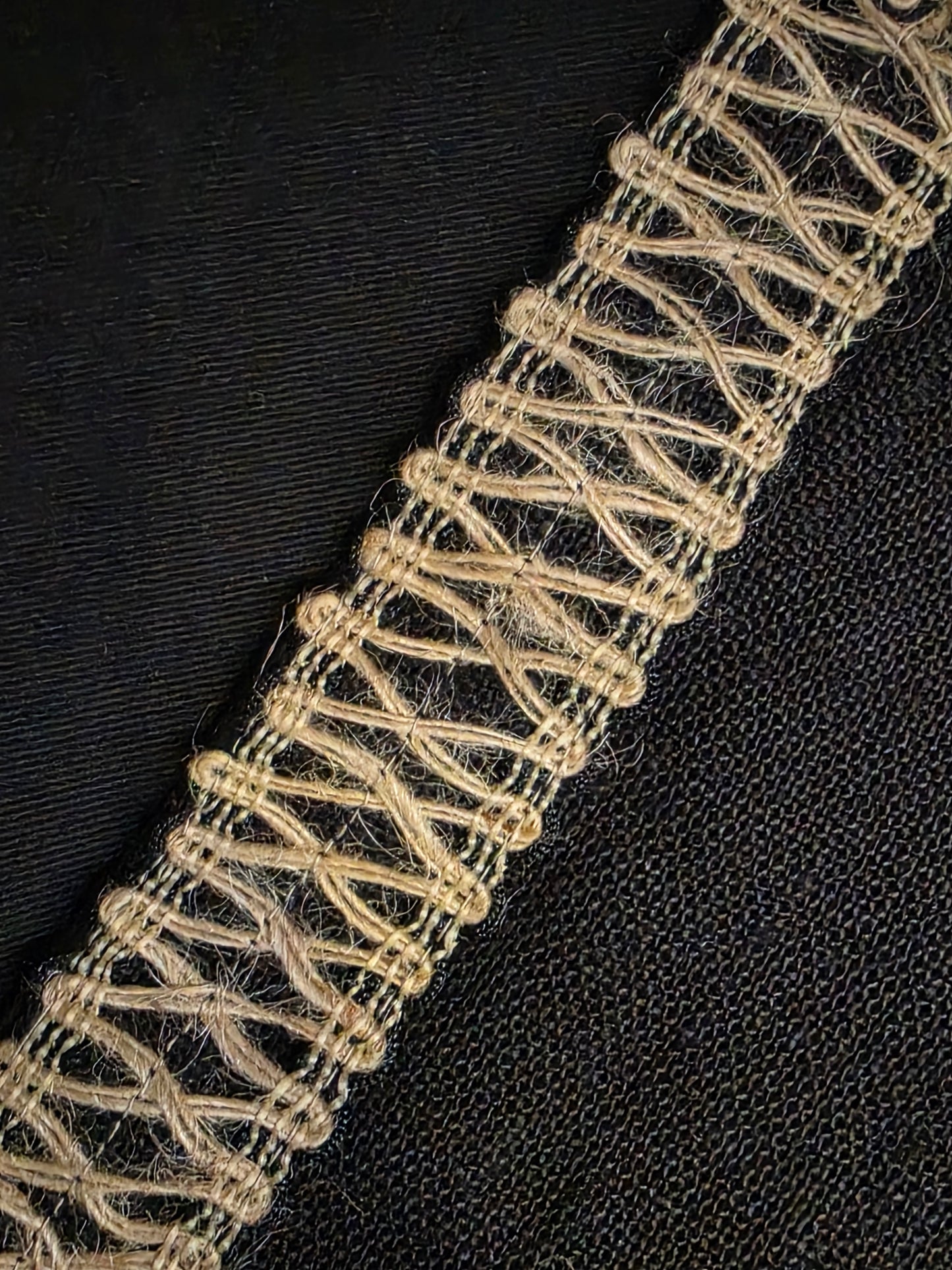Jute Flange Cushion Cover