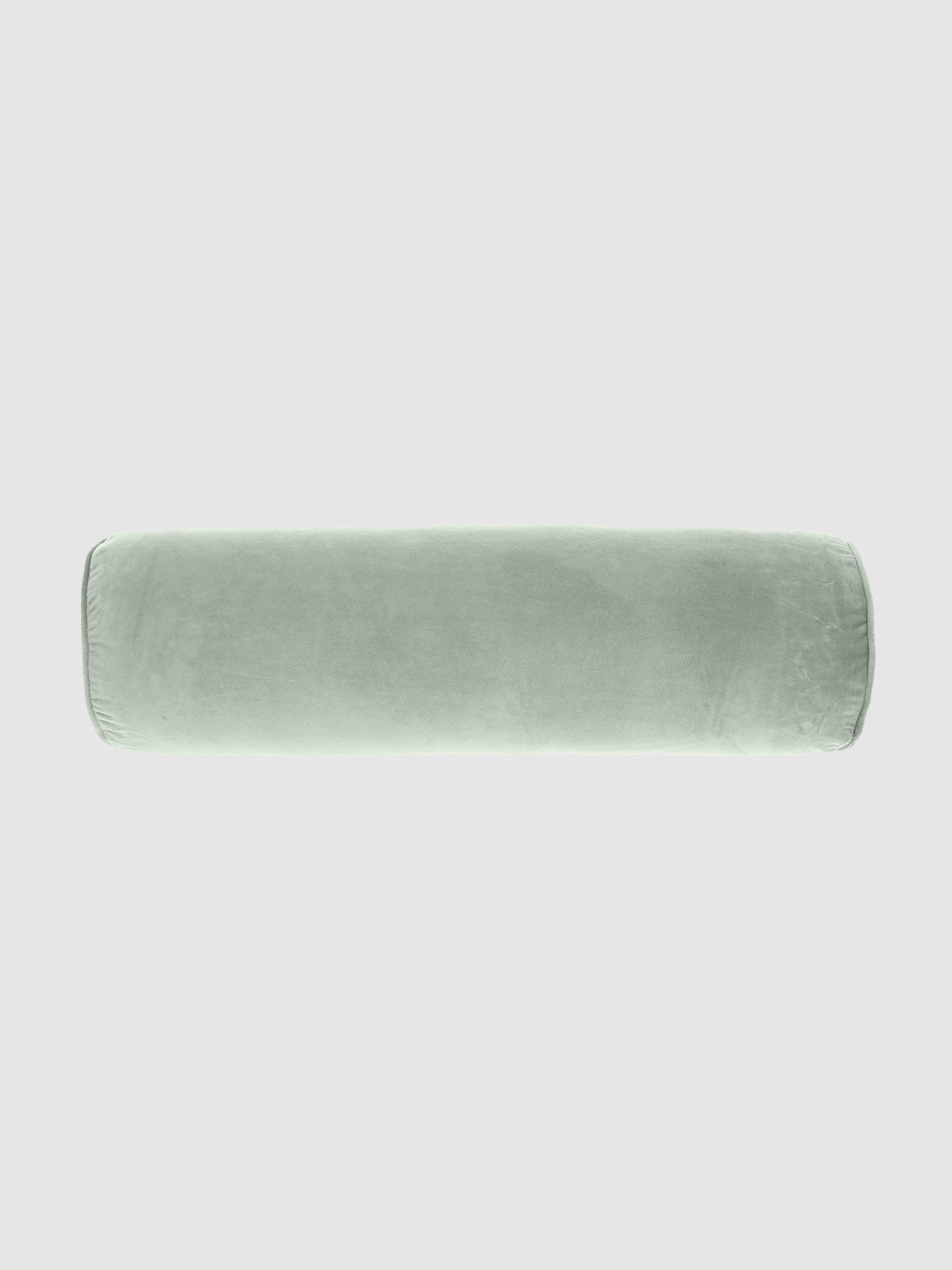 Velvet Bolster Cushion – Seagrass (18 x 60 cm)