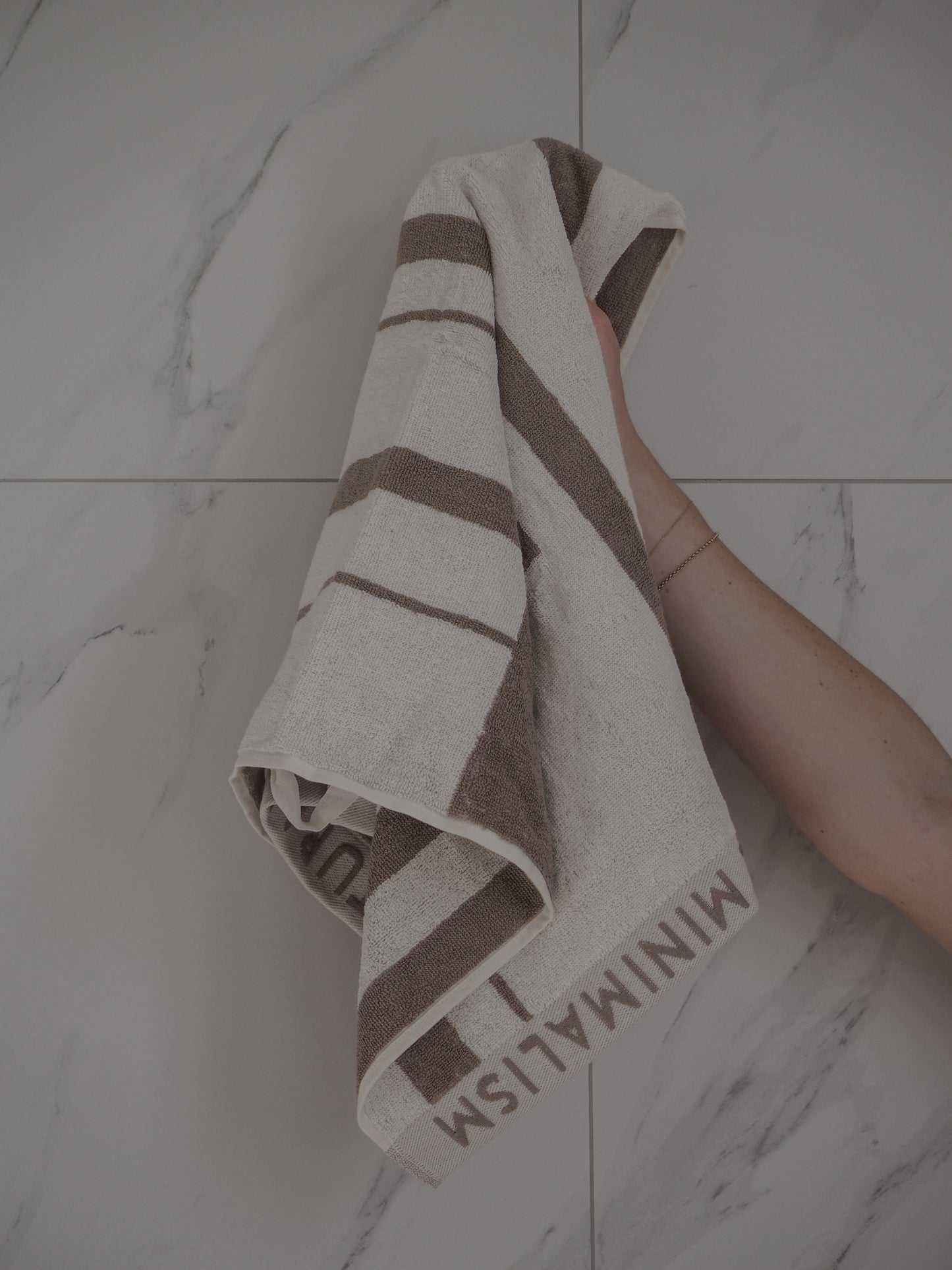 Minimal Hand Towel | Latte