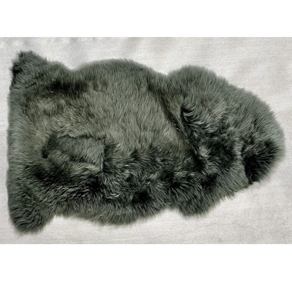 Sheepskin Rug Olive / Thyme – 100% New Zealand wool