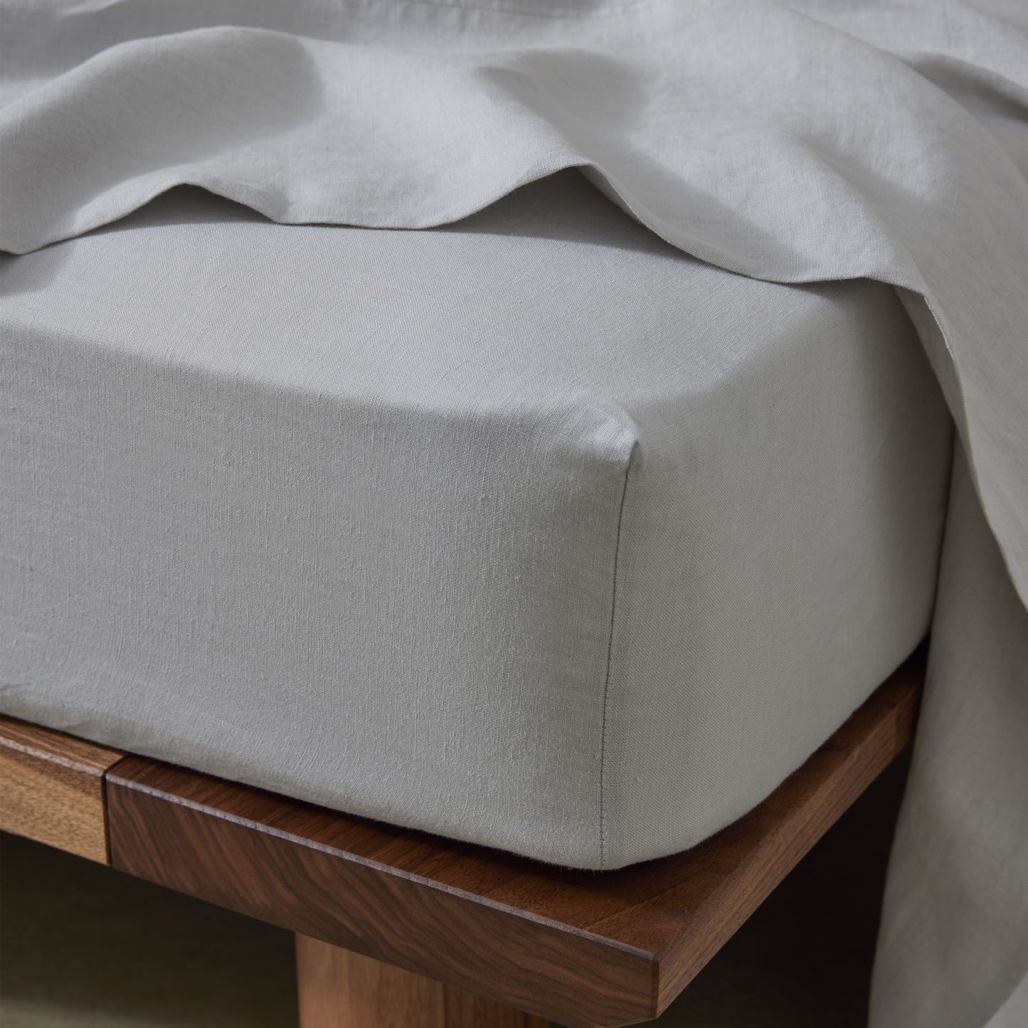 French Flax Linen Duvet Cover | Silver