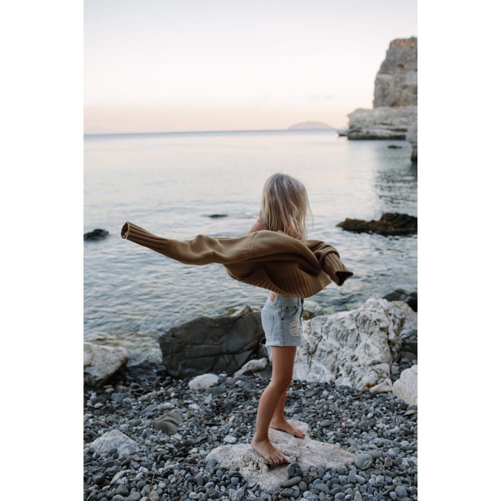 Crew Neck Sweater | Oat