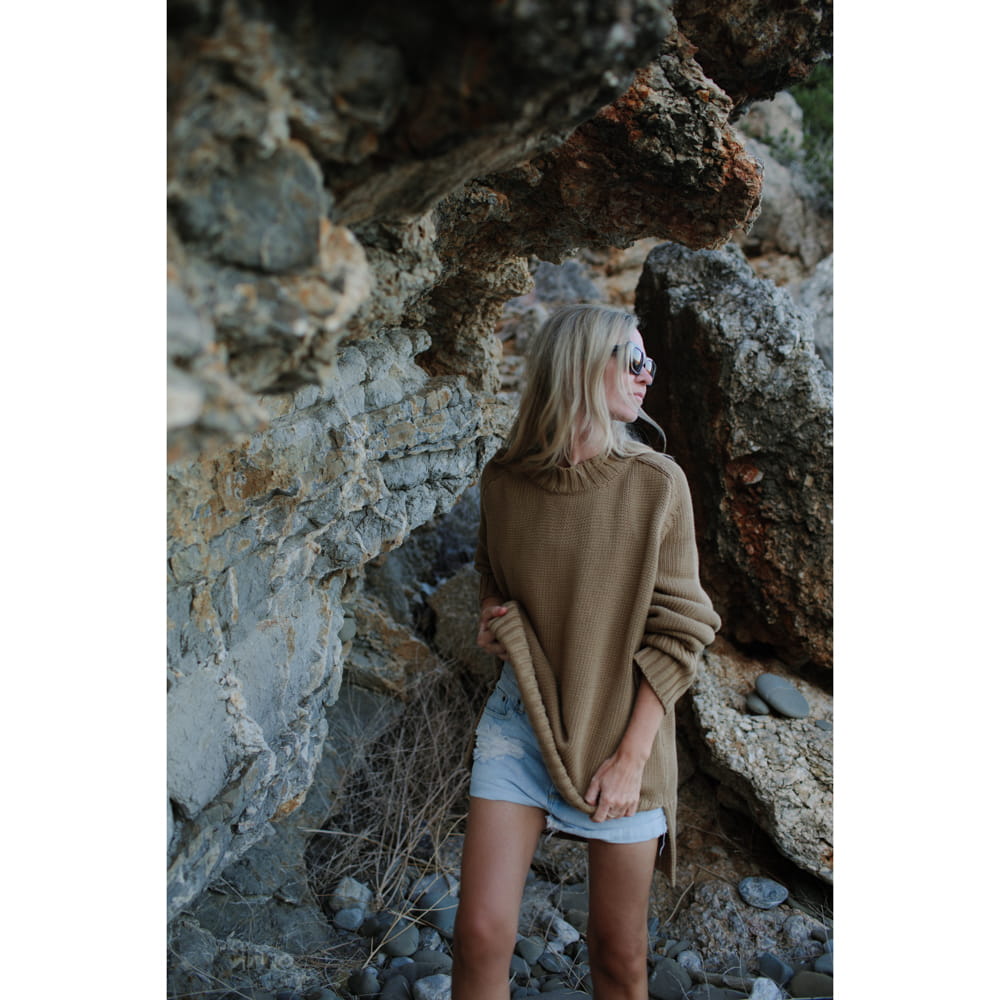 Crew Neck Sweater | Oat