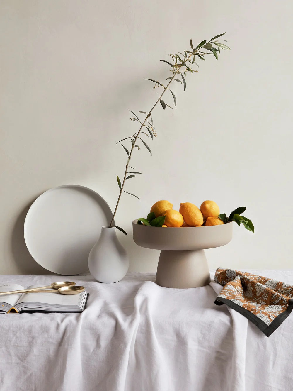 Linen Tablecloth |  White