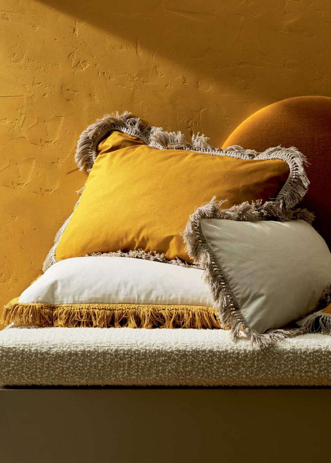 Honoré Cushion | Cumin & Linen