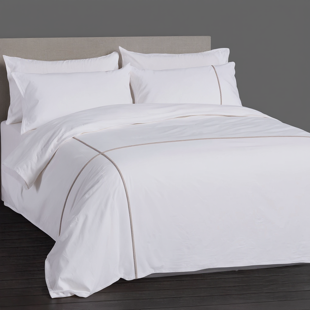 Hudson Duvet Cover Set - Taupe