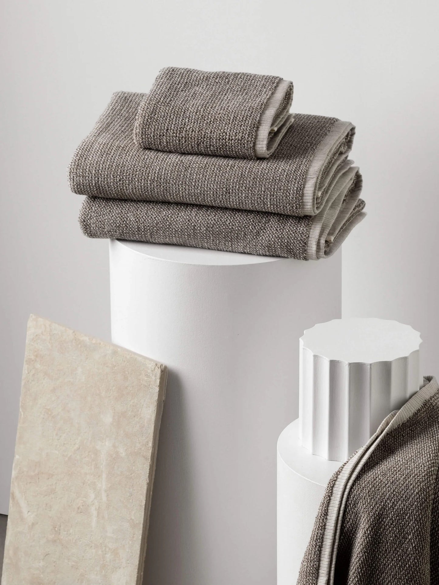 Tweed Towels | Oat