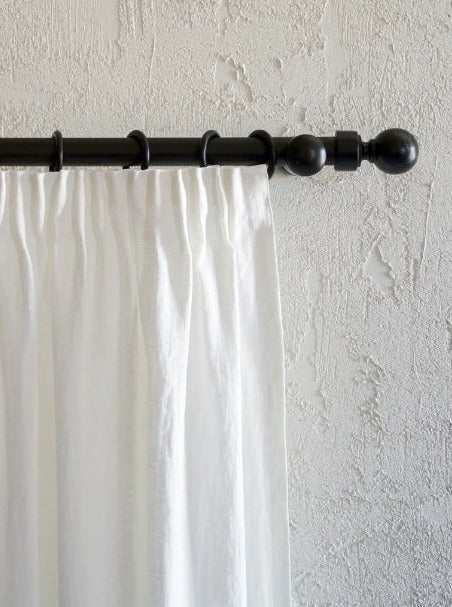 Black Curtain Rod