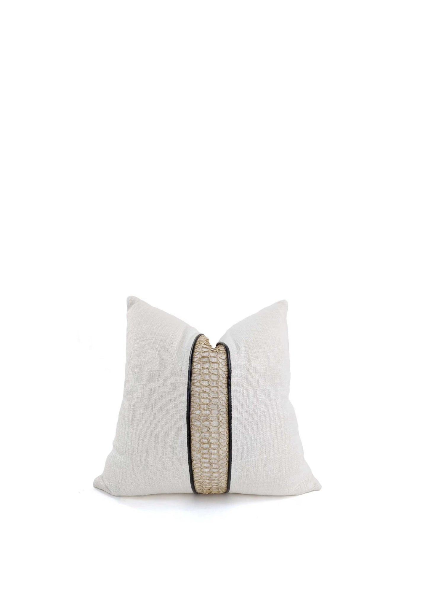 Braid Cushion cover- cream / natural