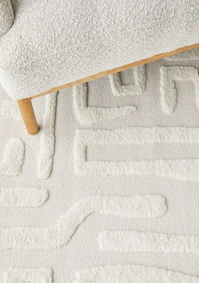 Arlo Floor Rug | White