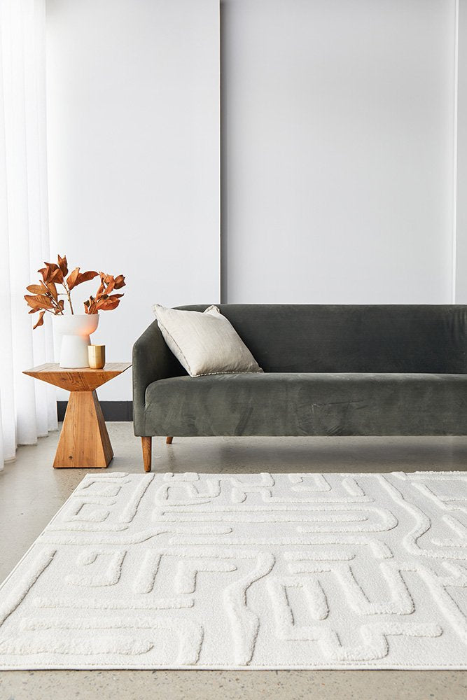 Arlo Floor Rug | White