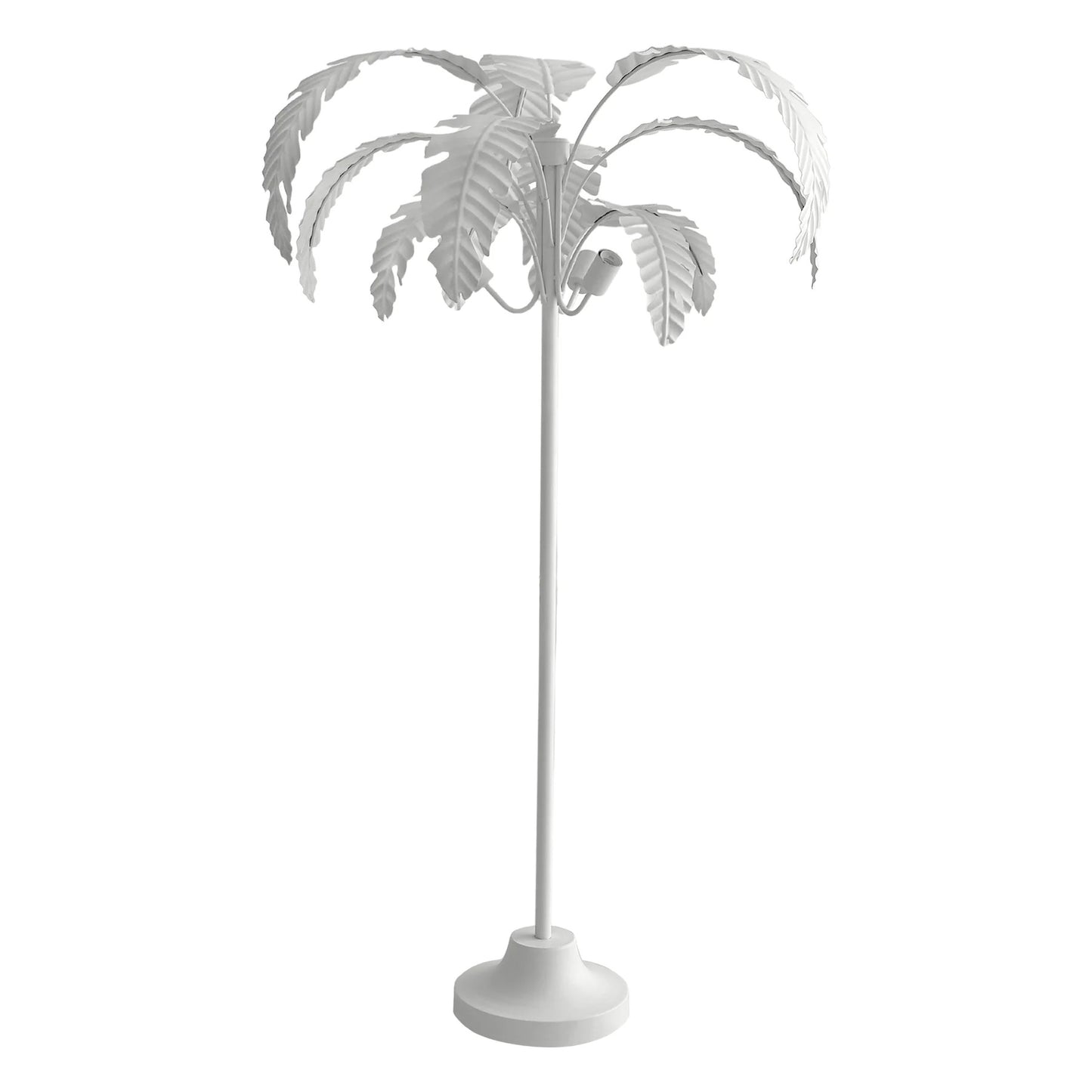 Iron Palm FLOOR LAMP | White