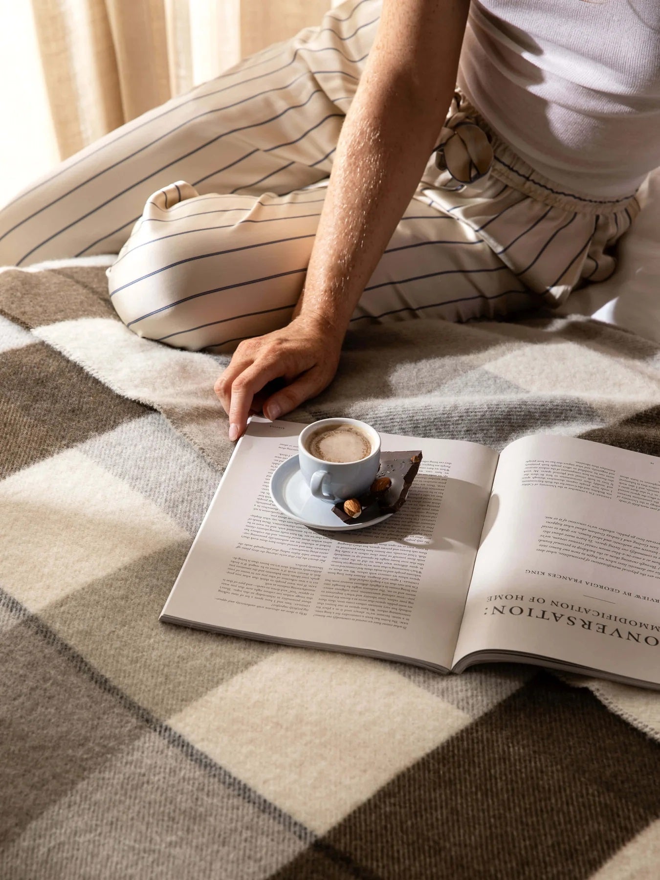 Alby Blanket | Chocolate - 30% OFF