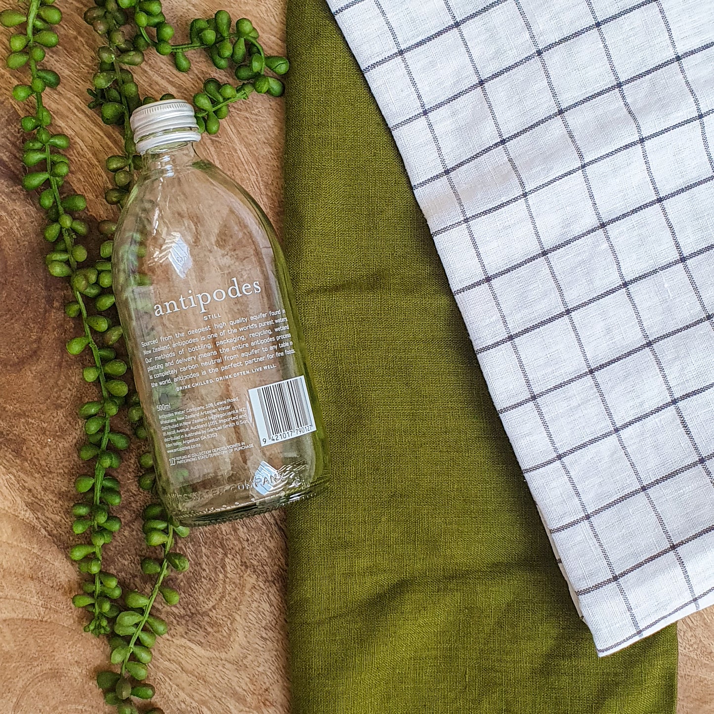 Linen Tea Towel | Moss