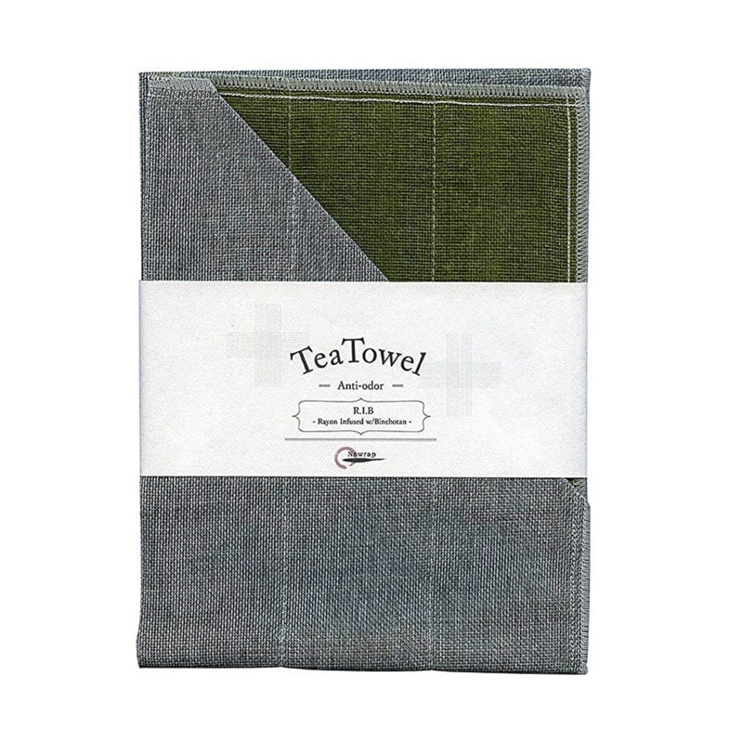 Natural tea towel | Binchotan & Moss