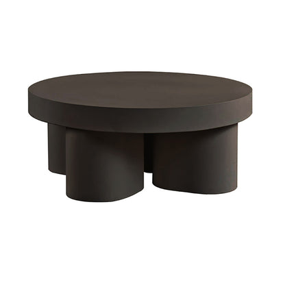 Concrete Tuba Coffee Table | Black