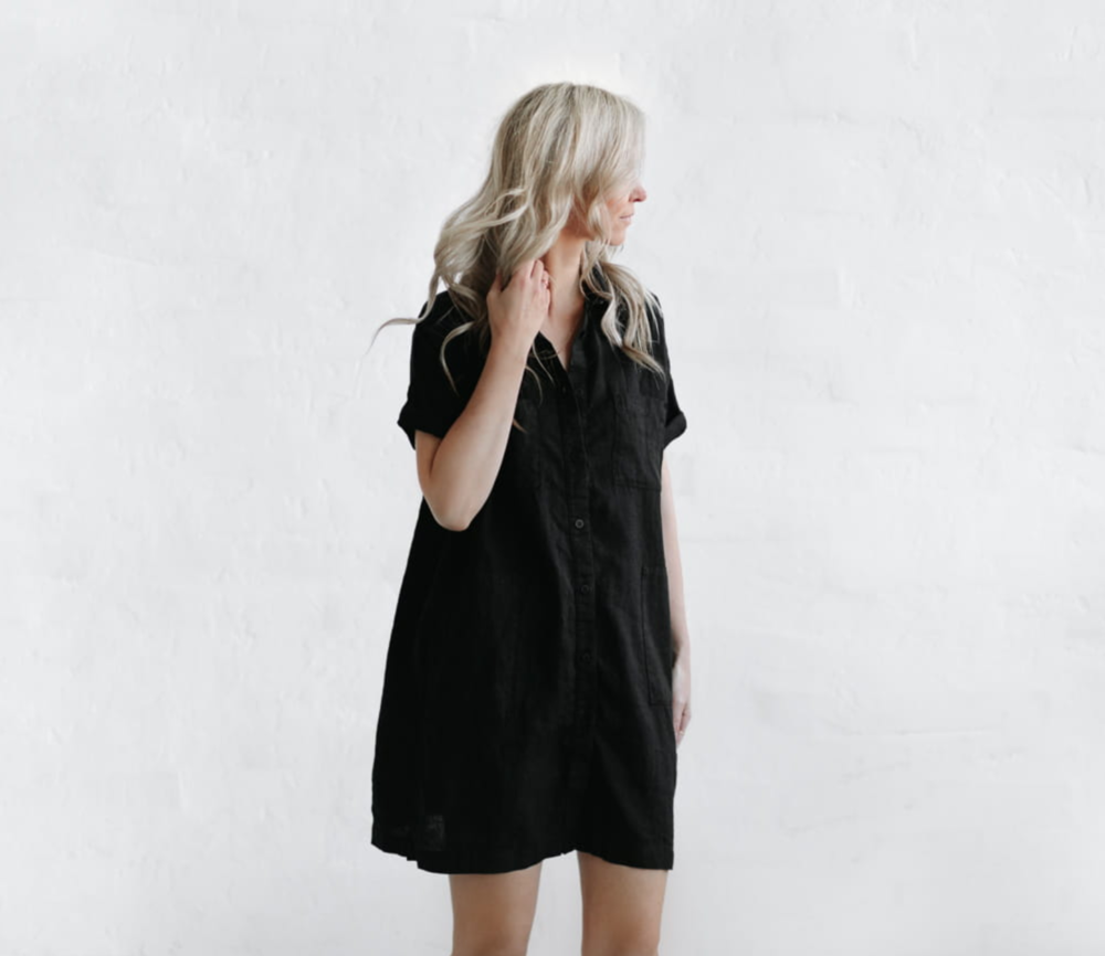 Linen tunic | Black