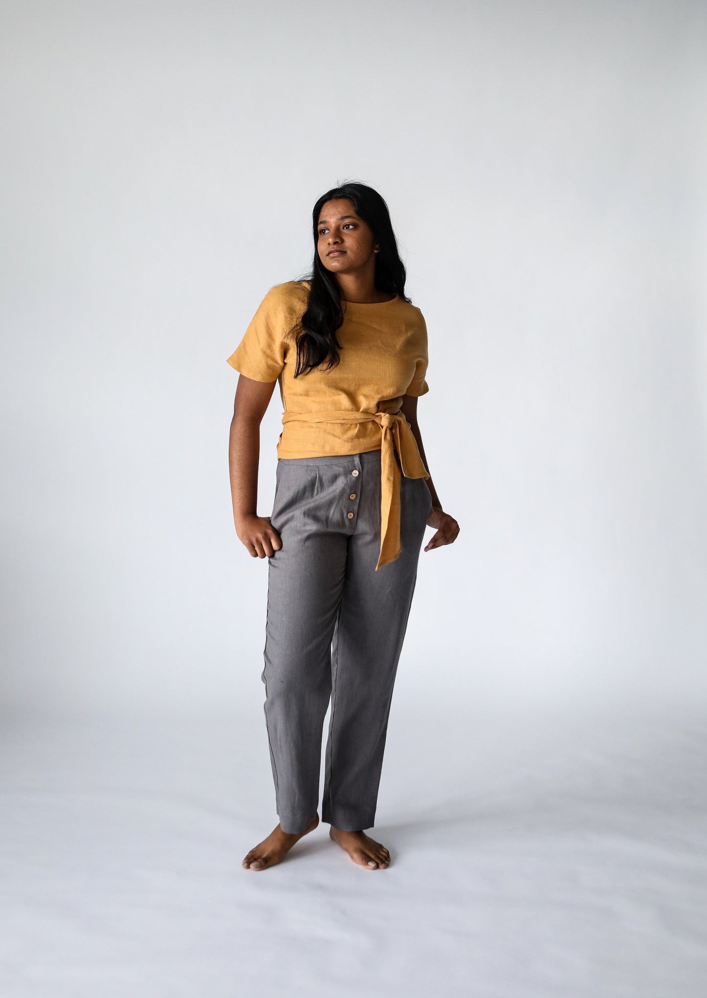 Sailor Linen Pant | Graphite