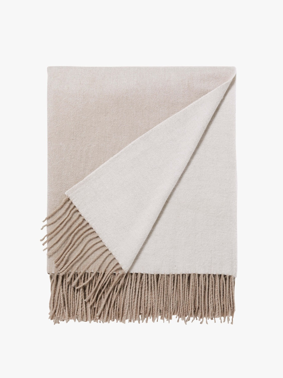 Cashmere Throw | Oatmeal & Chalk