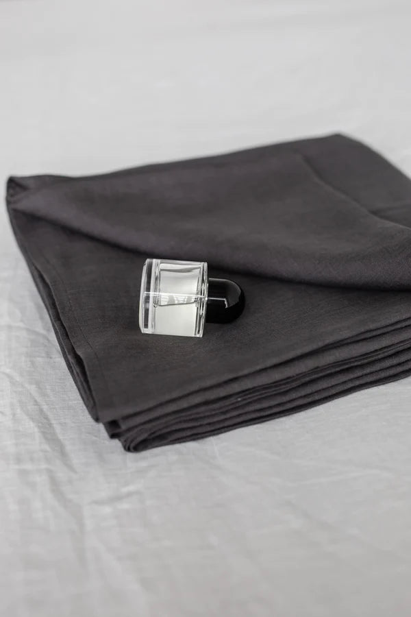 Slate Linen Flat Sheet | Made in Europe
