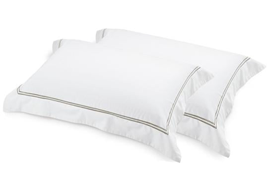 Classique Tailored Pillowcases in Black | Cotton Sateen