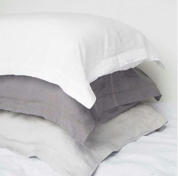 Majeste® Lodge Linen Pillowcase | White | Made in New Zealand