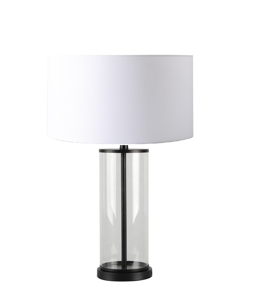 Bendigo Glass Table Lamp | White Shade