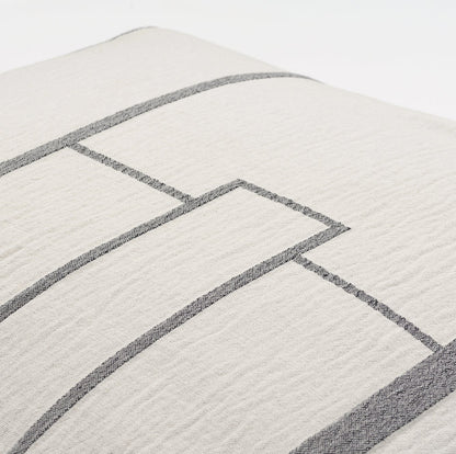 Architecture Cushion | Cream & Grey
