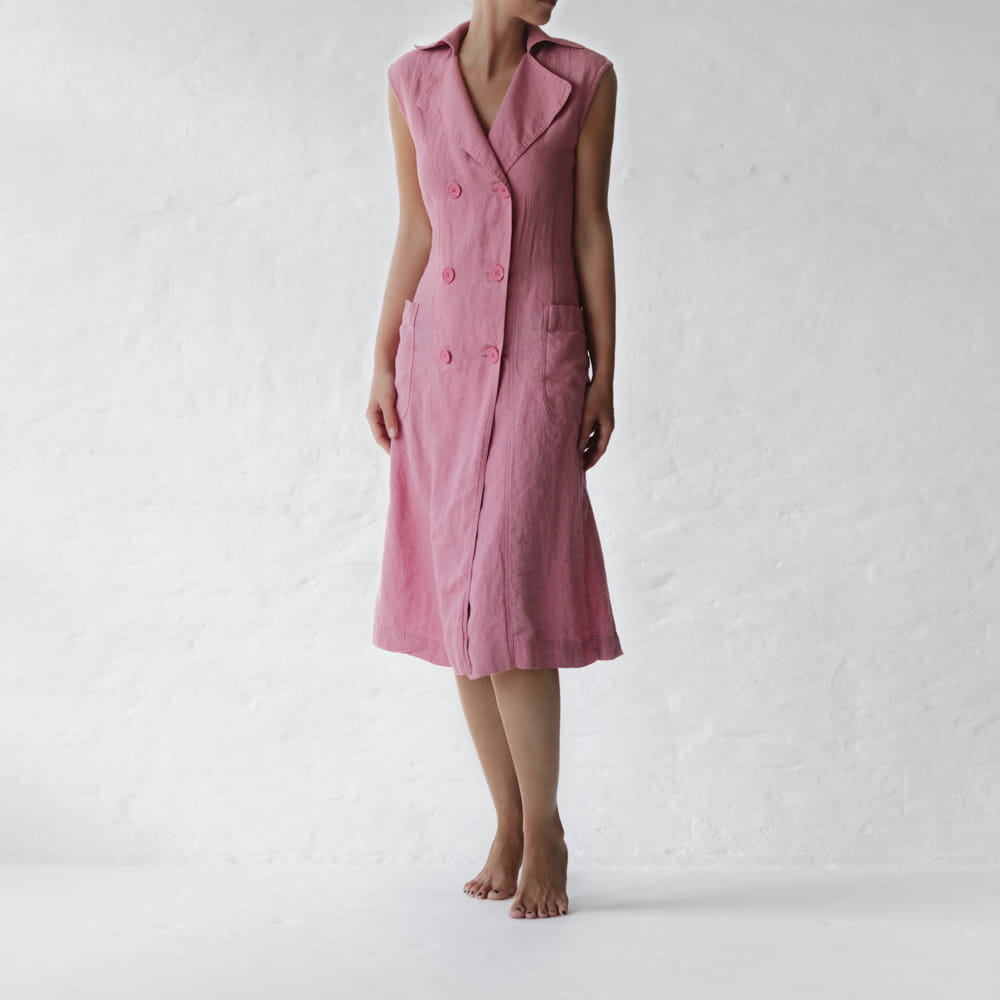 Belted Linen dress | Blossom