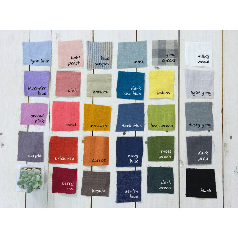 KIDS Linen Duvet Set | Dark Green