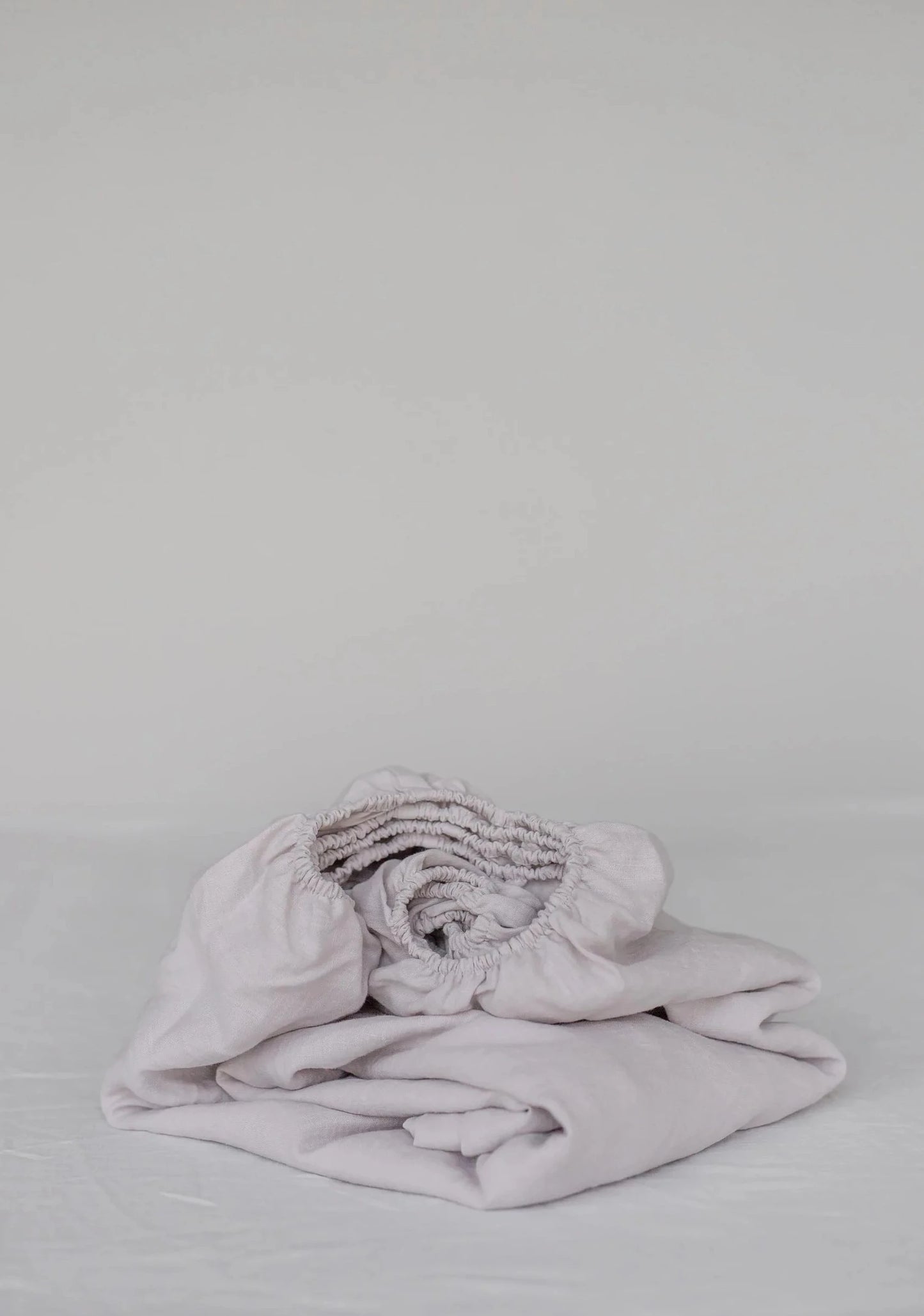 Soft Taupe Linen Fitted Sheet