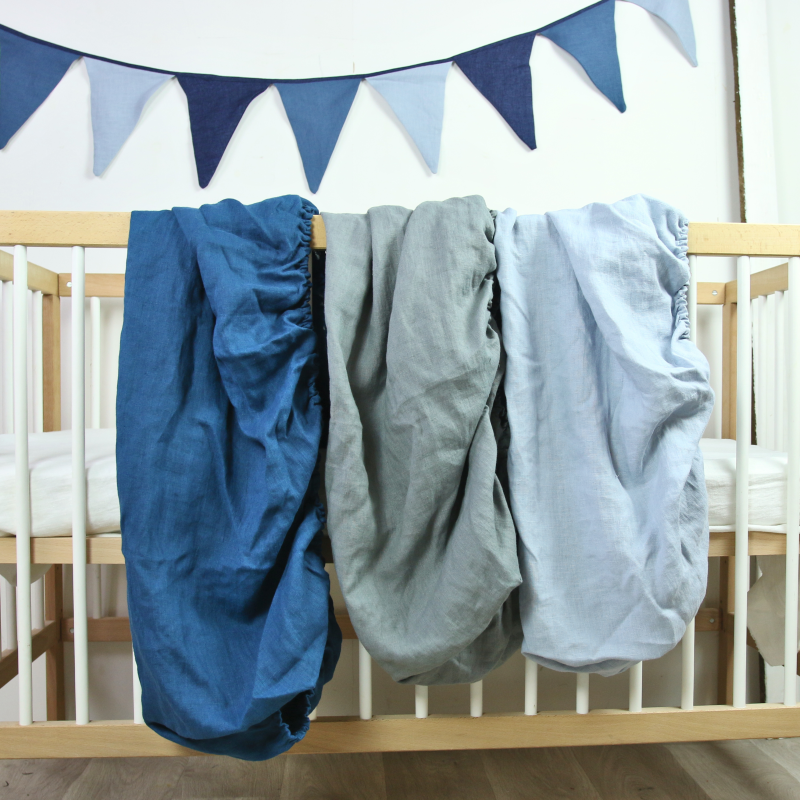 Fitted linen Sheet | Cot Size