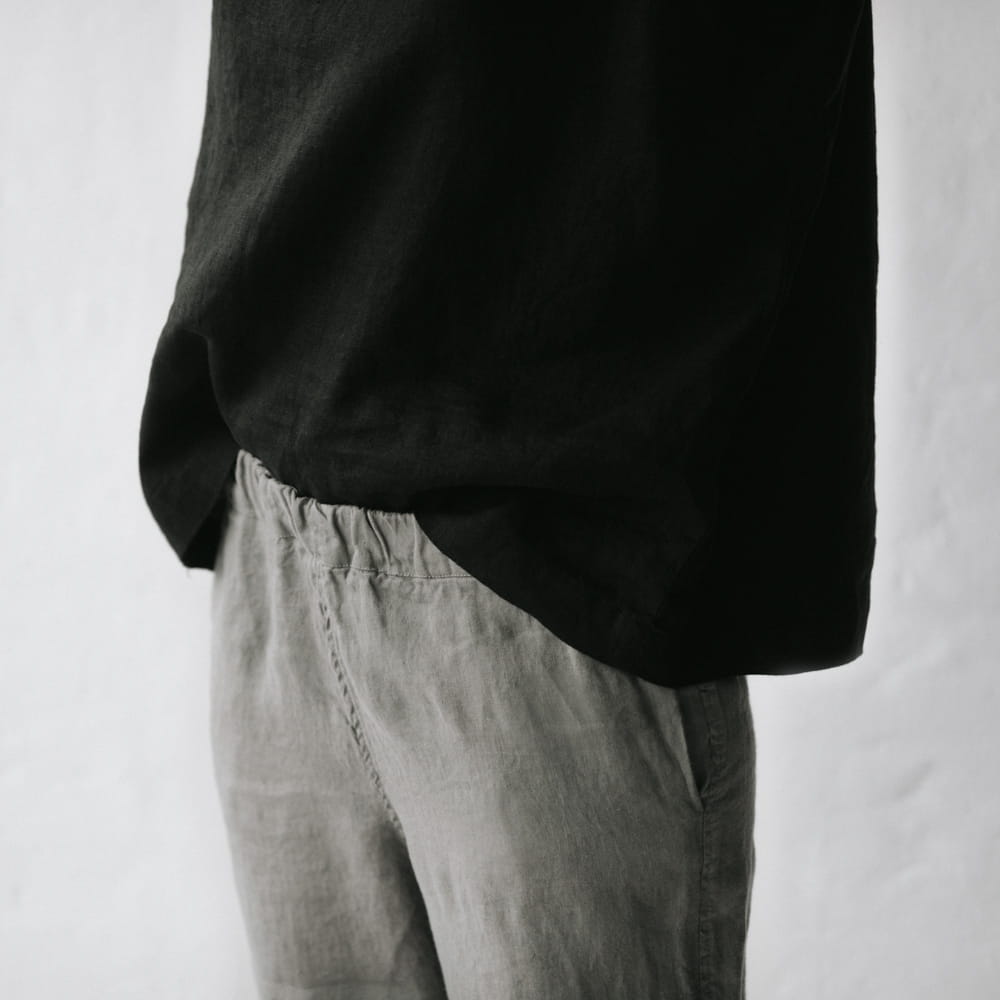 Taki Linen Pants | Grey