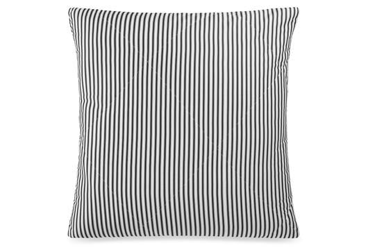Black and White Ticking Euro Pillow