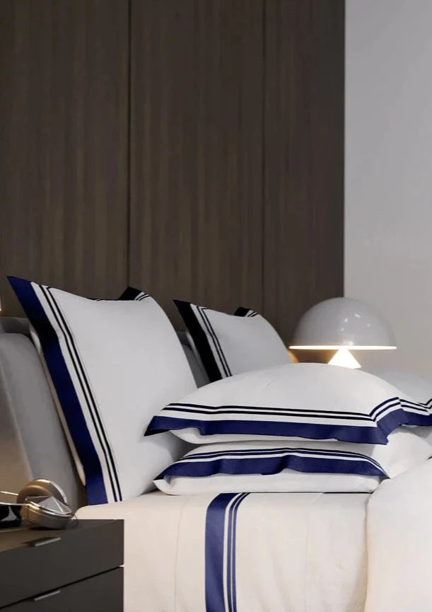 Manhattan Duvet Cover Set | Navy