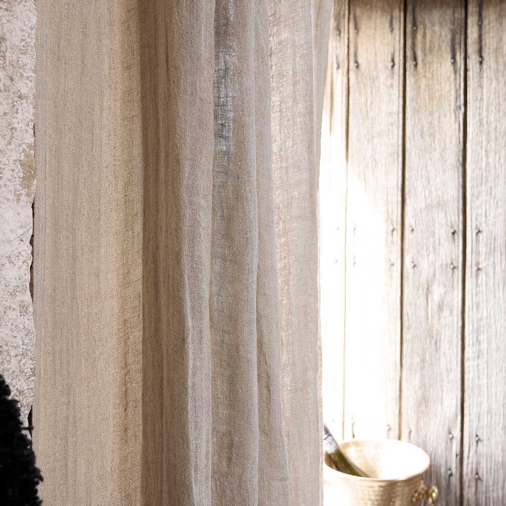 Sheer Linen Curtains | Natural