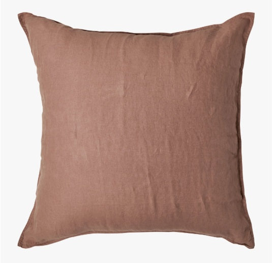 French Linen Pillowcases | Rose