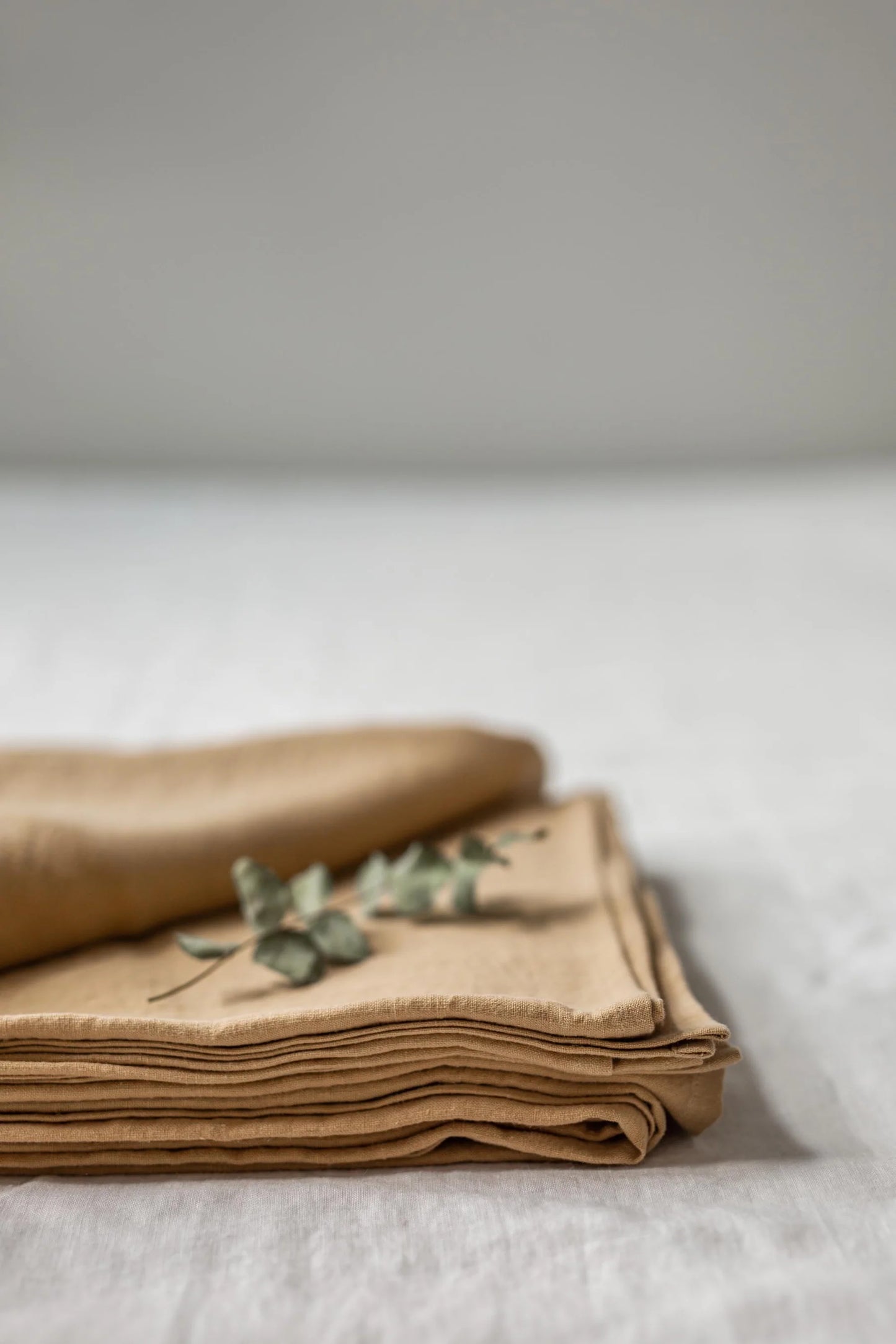 Sand Linen Flat Sheet | Made in Europe