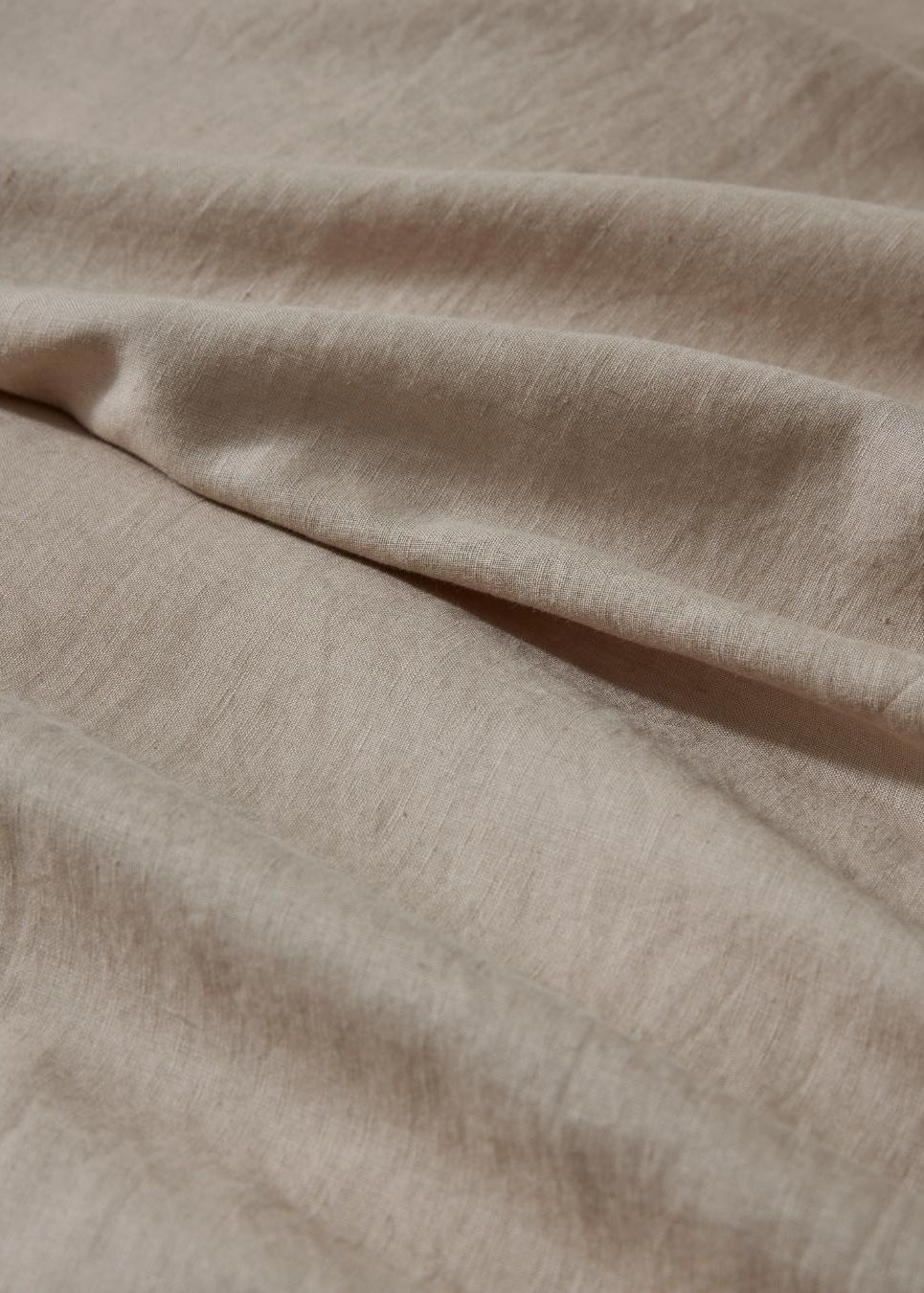 French Flax Linen Fitted Sheet | Sand