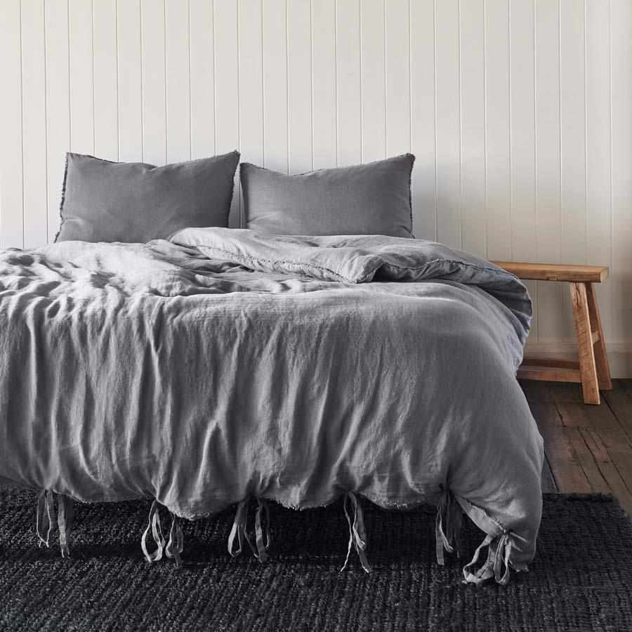Linen Duvet Cover | Slate