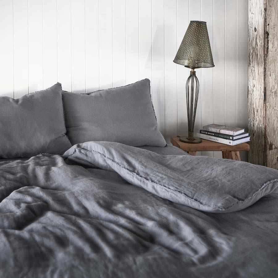 Linen Duvet Cover | Slate
